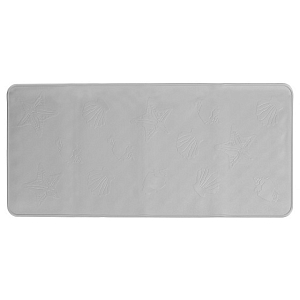 Антискользящий резиновый коврик ROXY-KIDS для ванны, серый, 34 x 74 см